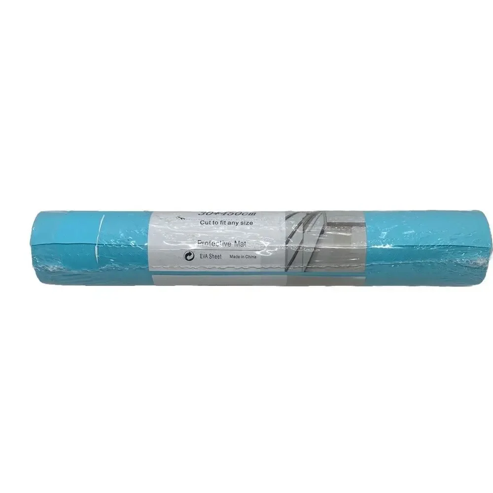 Bloss Home One Roll Blue Shelf Liner Protective Mat Plastic EVA 30 x 450 cm New